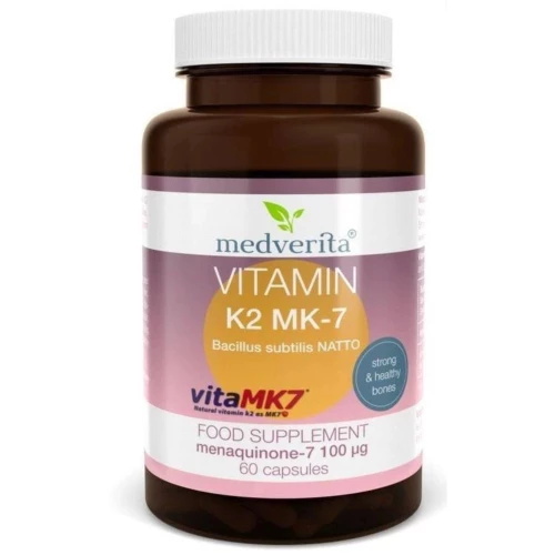 Medverita - Witamina K2 MK-7 100 mcg - 60 kapsułek